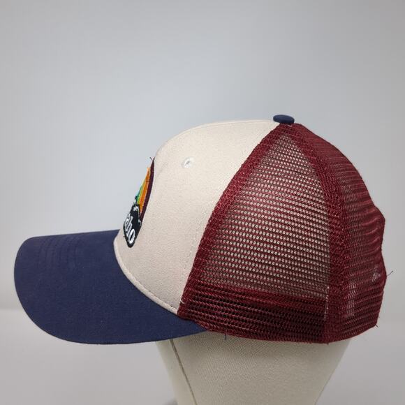Idaho Rainbow Snapback Trucker Hat Multi One Size Mesh Back Arcadian Outfitters - Picture 5 of 10